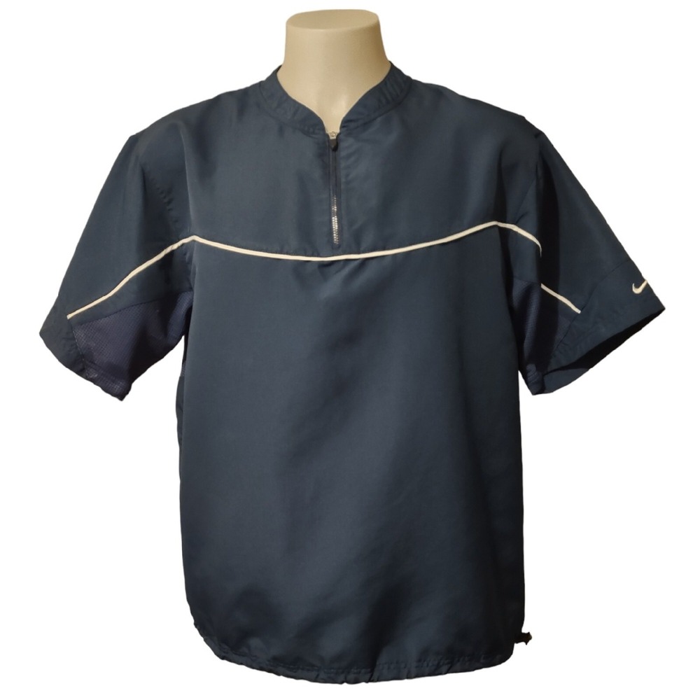 Nike Golf Windbreaker Men's Large Zip up Neck Pullover Jacket Dri-Fit Nike Team‎